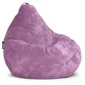 Кресло мешок груша GoodPoof Вельвет XXXL лаванда