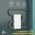 Полотенцесушитель Водяной Onix Hit Direct Grafit Right 500x600, М-образный, Графит, с защитой от электрокоррозии