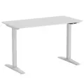 ГОРИН письменный стол 120х60 см, белый, с регулируемой высотой столешницы от пола 75-120 см, электрический привод