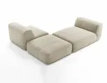 Диван MOSS by MEBELIONER, модульный CND, бежевый, микровелюр матовый