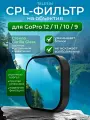 Фильтр поляризационный CPL Telesin GP-FLT-901 на объектив камеры GoPro HERO 12 11 10 9