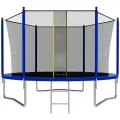 Батут с защитной сеткой SWOLLEN Lite Inside Overlap 10 FT (305 см) Blue детский, для детей, уличный, для улицы, для дачи