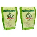 №1 Наполнитель Naturel Зеленый чай, древесный, комкующийся, 4,5 л, 2 уп