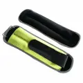 Спортивные утяжелители для спорта, бега, фитнеса и гимнастики Nonstopika светоотражающие 3кг(2шт*1,5кг), зеленые