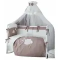 Perina комплект Бамбино (6 предметов) капучино, балдахин в комплект не входит