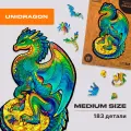 Unidragon деревянный пазл «Оберегающий Дракон» 21 х 33 см средний