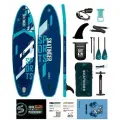 Надувная Сап-доска SKATINGER Sports blue (SUP board) двухслойная 350*89*15см