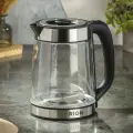 Чайник электрический стеклянный с подсветкой 1,8 литра, Rion