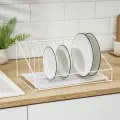 Сушилка для посуды с поддоном Премиум, 38x17,5x23,5 см, цвет белый