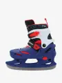 142910-MW 38-41 Коньки ледовые детск. Kids' ice skates синий/белый р.38-41