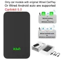2air беспроводной CarPlay Carlinkit 5,0 Android авто Smart AI Box WiFi 5,8 ггц BT автоматический адаптер для проводных автомобилей AA CP, Carlinkit 5.0