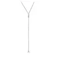 Колье Silver WINGS, серебро, 925 проба, фианит, длина 52 см., серебристый