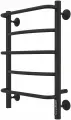 Полотенцесушитель Электрический LaRusso Евромикс П5 400х600 Черный, универсальное поделючение