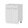 Кухонный шкаф напольный без столешницы Ксения ШН1Я 600 Белый / Белый глянец