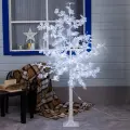 Luazon Lighting Светодиодное дерево «Клён белый» 1.6 м, 160 LED, постоянное свечение, 220 В, свечение белое
