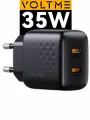 Зарядное устройство VOLTME Revo 35CС GaN, 35 Вт W, блок питания USB Type C, быстрая зарядка для телефона iPhone Samsung, адаптер черный Online Box