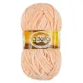 Пряжа Adelia Dolly Velour, 100 % полиэстер, 100 г, 93 м, №03 светло-бежевый