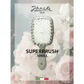 Janeke SUPERBRUSH Щетка для волос малая, 94SP234GRI, серый/белый, 17,5x7x3 см