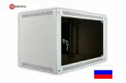 Шкаф телеком настенный ШТС2 GK 6U 600x450-С (дверь стекло) GK Electric