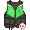 SupSafe спасательный жилет до 120 кг, 52-54 черный; зеленый