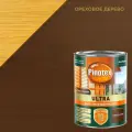 Лазурь влагостойкая с воском для защиты древесины Pinotex Ultra (0,9л) ореховое дерево