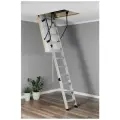 70х120 см, h-350 см OMAN ALU PROFI LITE LONG Чердачная лестница алюминиевая с люком