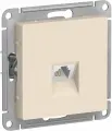 6 шт. Systeme Electric AtlasDesign Бежевый Розетка телефонная RJ11, механизм, ATN000281