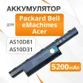 Аккумулятор / батарея AS10D31, AS10D81, AS10D51, AS10D41, AS10D61 для Acer Aspire V3-571G, 5750G и др / 5200mAh 56Wh
