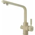 Смеситель для кухни под фильтр Сантехника KAISER Decor 40144-16 цвет песочный мрамор