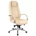 Офисное кресло Everprof Drift Lux M, экокожа, металл, цвет бежевый, 20.5 кг