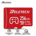 Карта памяти Reletech micro SD A2 256ГБ Для DJl Insta360 GoPro nintendo switch steam deck, красный