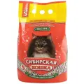 Сибирская кошка Экстра Впитывающий наполнитель для длинношерстных кошек, 20л