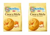 Mulino Bianco Печенье сдобное Cuor di Mela с яблочной начинкой, 250 г, 6шт