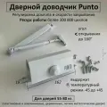 Доводчик дверной Punto SD-2040 WH 55-80 кг белый