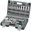 Набор инструментов, 12, 14, CrV, пластиковый кейс 94 предм. от официального дистрибьютора, производитель - STELS, артикул 14106