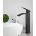 Смеситель для умывальника высокий (черный) GANZER GZ44012-C