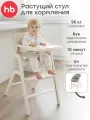 91046, Стульчик для кормления ребенка Happy Baby CHARLEY, стул для кормления детский, съемный поднос, молочный