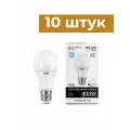 Лампа Gauss Elementary ЛОН A60 E27 12W(1170lm) 6500K 6K 108x60 матовая, пластик/алюминий 23232 - 10 штук