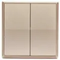 Беспроводной выключатель GRITT Elegance 2кл. золотистый, без реле, E1802SG