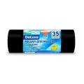 Мешки для мусора  MIRPACK Deluxe высокопрочные с завязками 35 л (10 шт.) 35 л 10 шт. 10 шт. 30 мкм черный