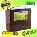 Тяговый аккумулятор LiFePo4 12v 36Ah / детского электромобиля, эхолота, лодочного мотора, лодочного электромотора, кемпинга, насоса лодки, ИБП