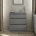 Комод для одежды с ящиками, 65х40х71 см, ЛДСП, серый Гуд Лакк Кастор