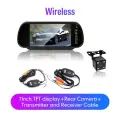 7-дюймовый TFT ЖК-экран, автомобильный монитор заднего вида, дисплей для камеры заднего вида, резервная камера заднего вида, автомобильный Стайлинг, беспроводной автомобильный тв-дисплей, RCA-порт, Monitor and Wifi Cam