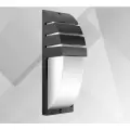 Уличный настенный светильник 12W/E27 IP65 BLACK Теплый свет