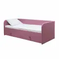 Диван-кровать Софт 1900*800 розовая на ортопедическом основании с ящиками для хранения