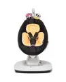 Электронная кресло-качалка 4moms Mamaroo NEW со вкладышем (Black / Yellow Cool Mesh)
