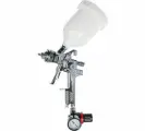 Краскораспылитель MASTER G600/1.4 HVLP (198л/мин_3.5бар_верхний бачок 0.6л_1.4мм) + редукто