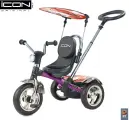 3-х кол. велосипед Lexus trike original ICON 4 колеса EVA+маленькое сиденье, цвет fuksia angel