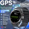 HUAWEI GPS умные часы для мужчин, Black Steel B, GPS SmartWatch
