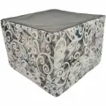 Пуф- лестница размер 35х35х25 см, съемный чехол, Серые узоры